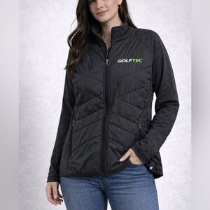 PING Women’s Quilted Golf Jacket – Black – Size XXL – EUC